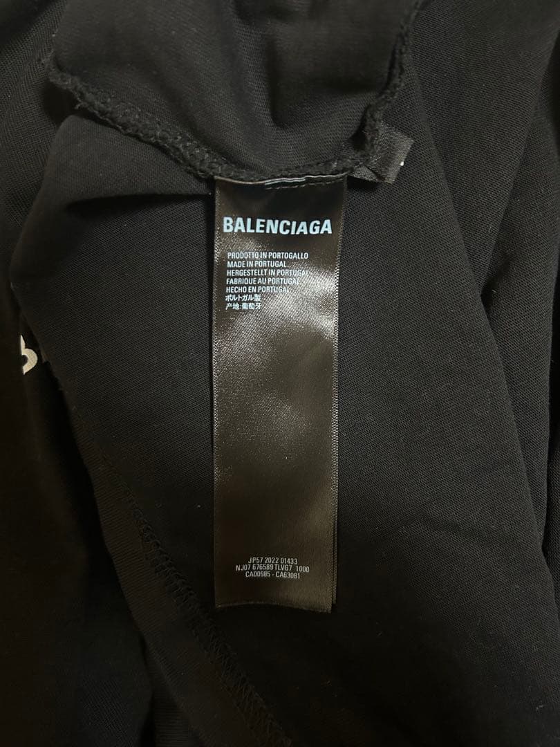 BALENCIAGA バックロゴ　Tシャツ