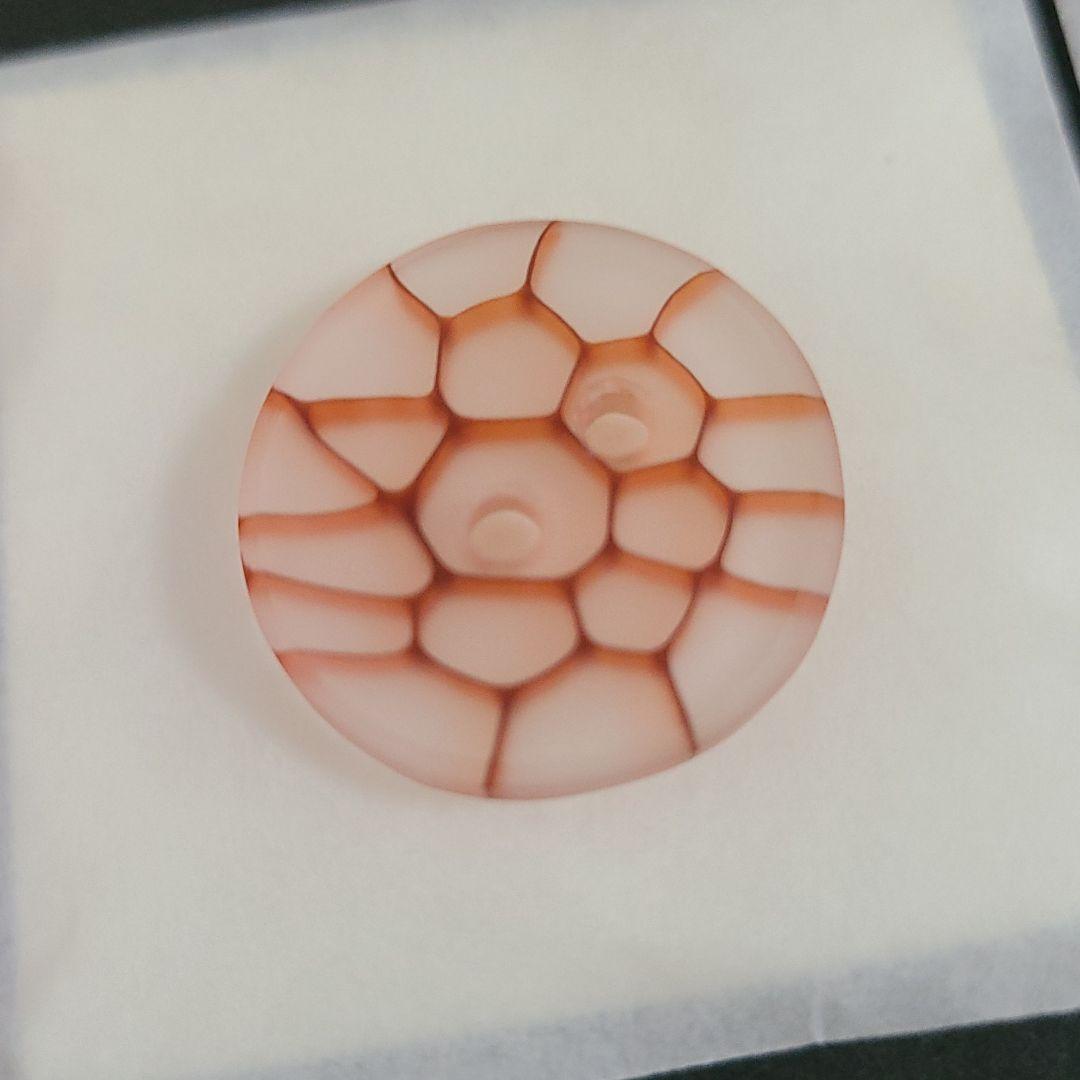 ガラス作家　時澤真美　タブレット　ボタン　ガラスボタン