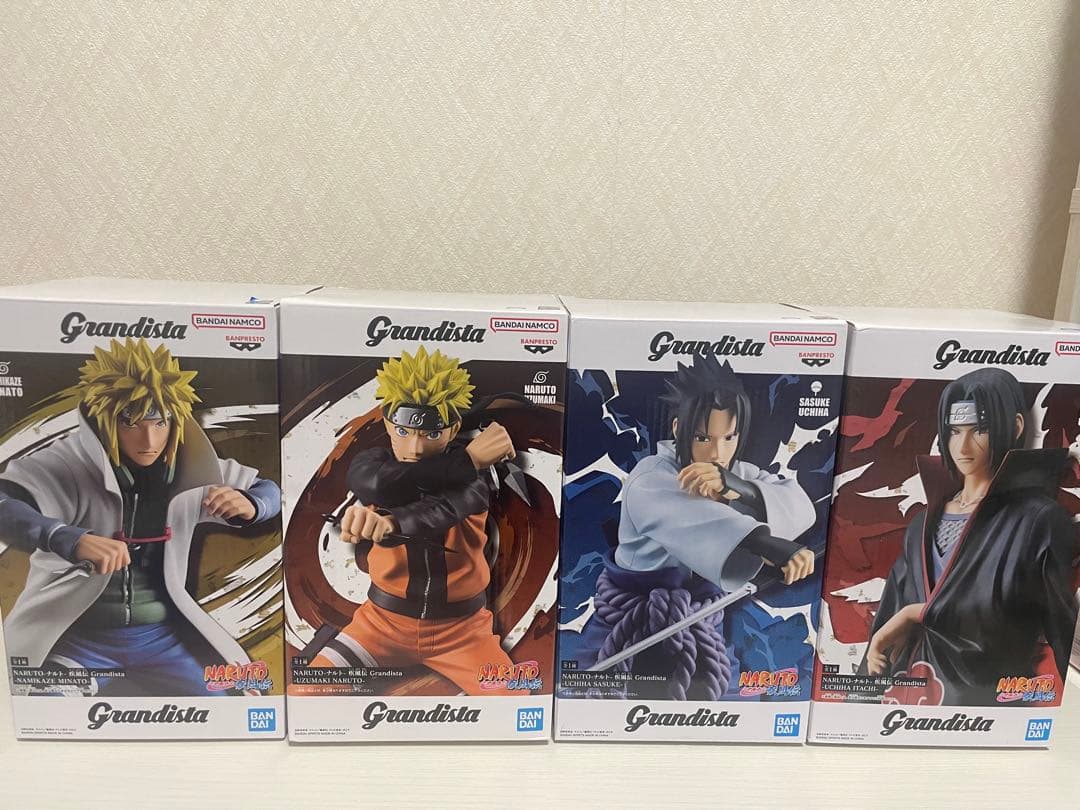 NARUTO疾風伝 Grandista フィギュア 4点
