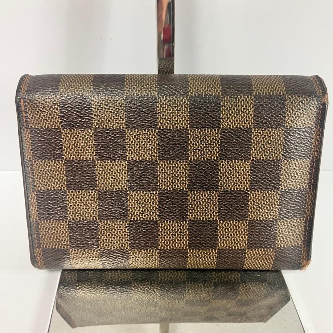 LOUIS VUITTON ポルト トレゾールエテュイパピエ ダミエ エベヌ