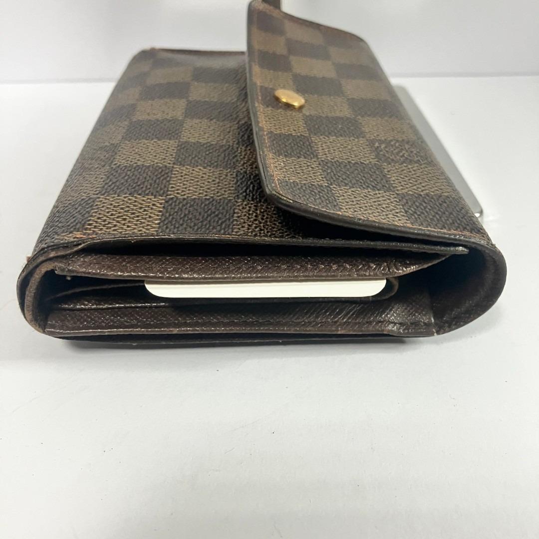 LOUIS VUITTON ポルト トレゾールエテュイパピエ ダミエ エベヌ