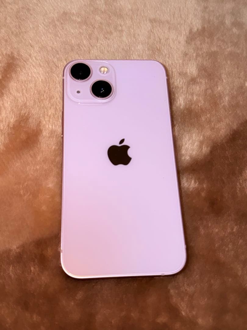 美品　iPhone13mini 256GB PINK クリアケース付き