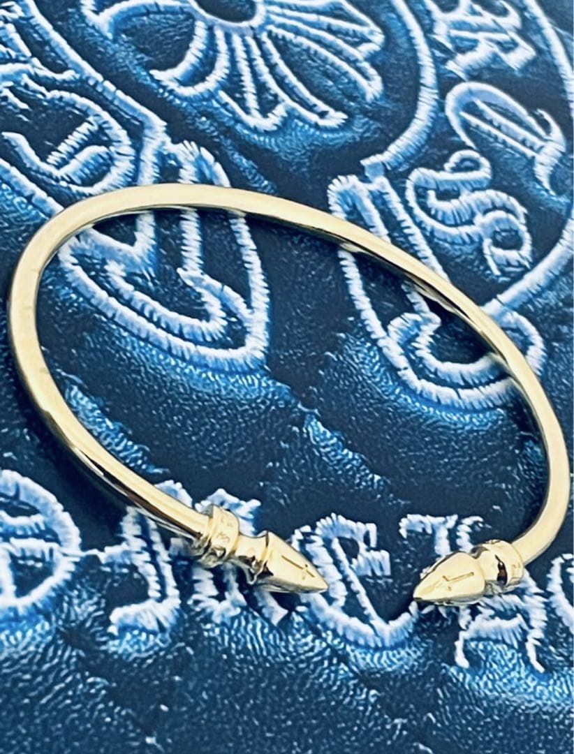 あ*様 Chrome Heartsクロムハーツ　スパイクカフバングル　22K