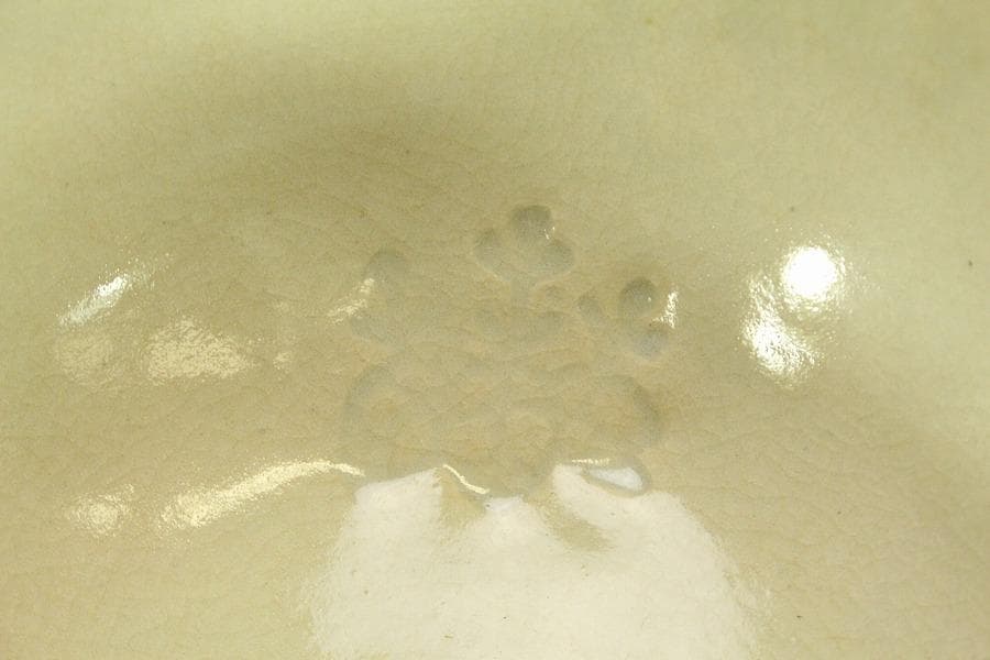 【美品】茶道具 六代高橋道八作 桃山御本 茶碗 共箱(メ1225)