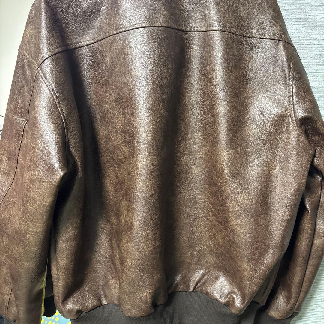 ジャケット・アウター BELVET Leopard Lined Fireman Jacket