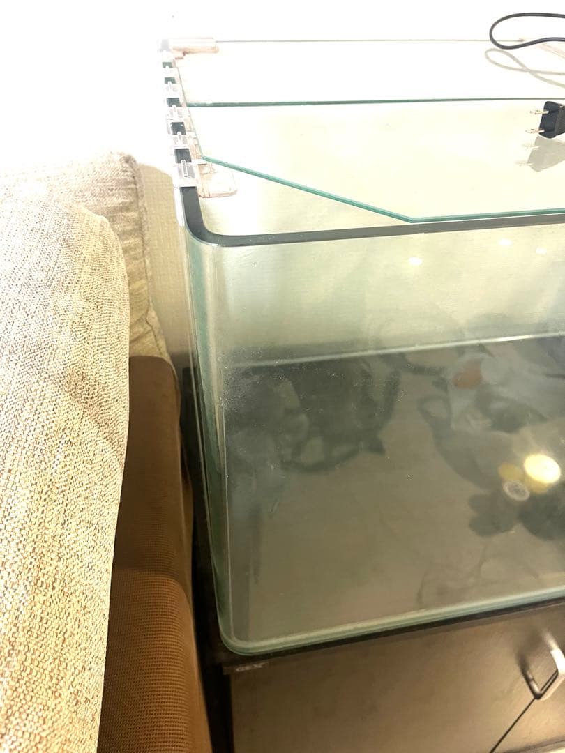 90cmガラス水槽 キャビネット 外部フィルター ヒーター☆引き取り限定☆