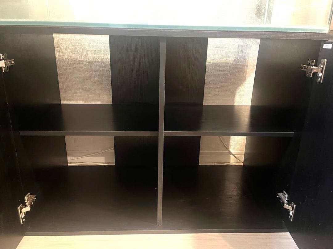 90cmガラス水槽 キャビネット 外部フィルター ヒーター☆引き取り限定☆