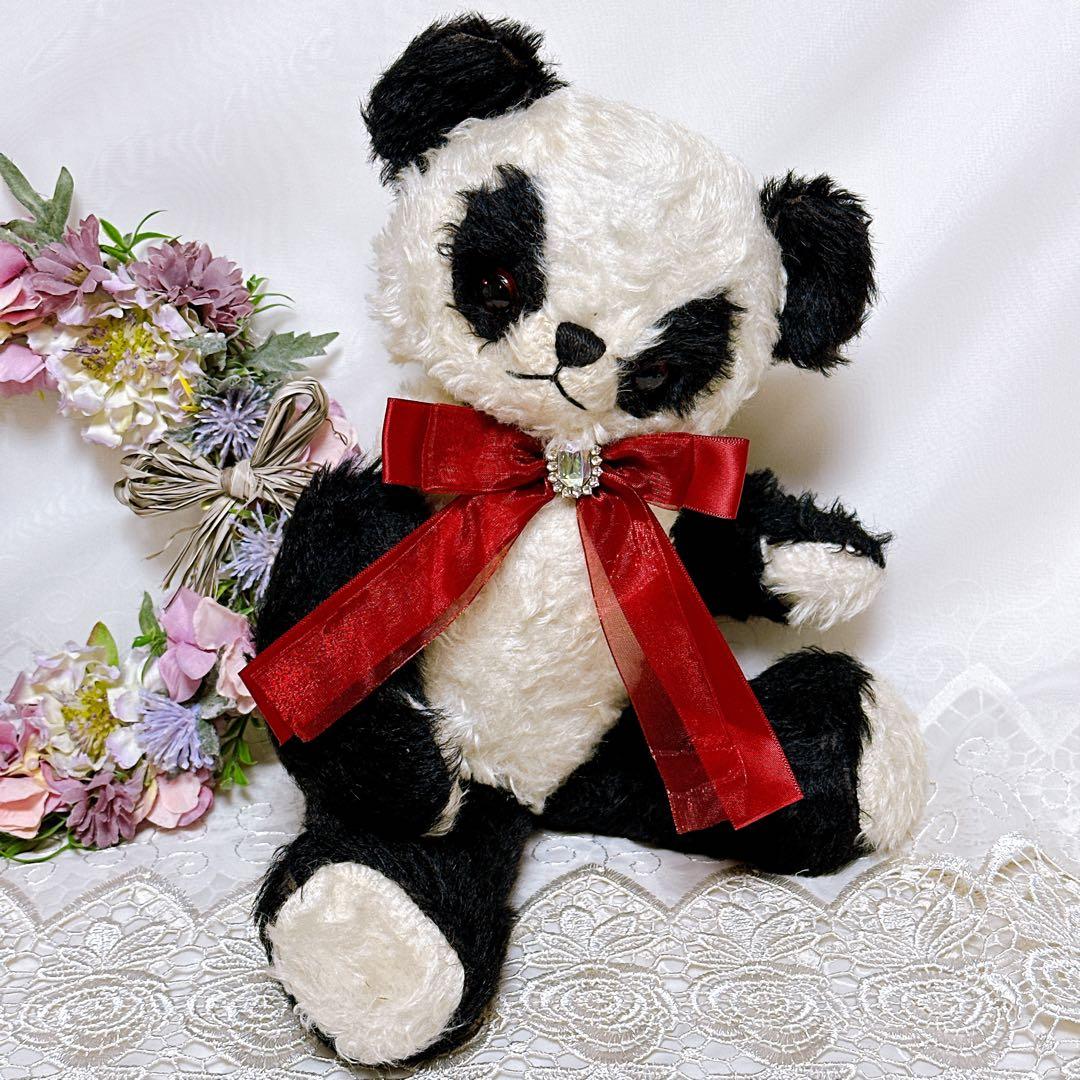 ✨激レア✨❤️ペディグリー❤️アンティークパンダベア　テディベア　アンティークベア