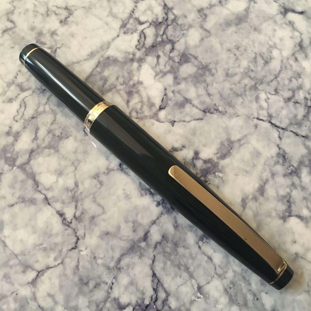 #0227 オーバーホール済み 万年筆 SAILOR ショート象嵌 21k