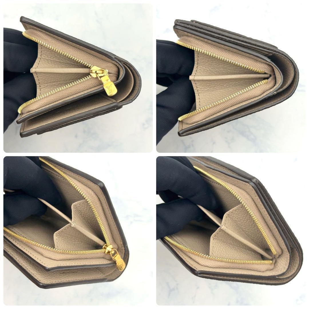 【ほぼ新品】ルイヴィトン ポルトフォイユ クレア アンプラント ガレ 折り財布