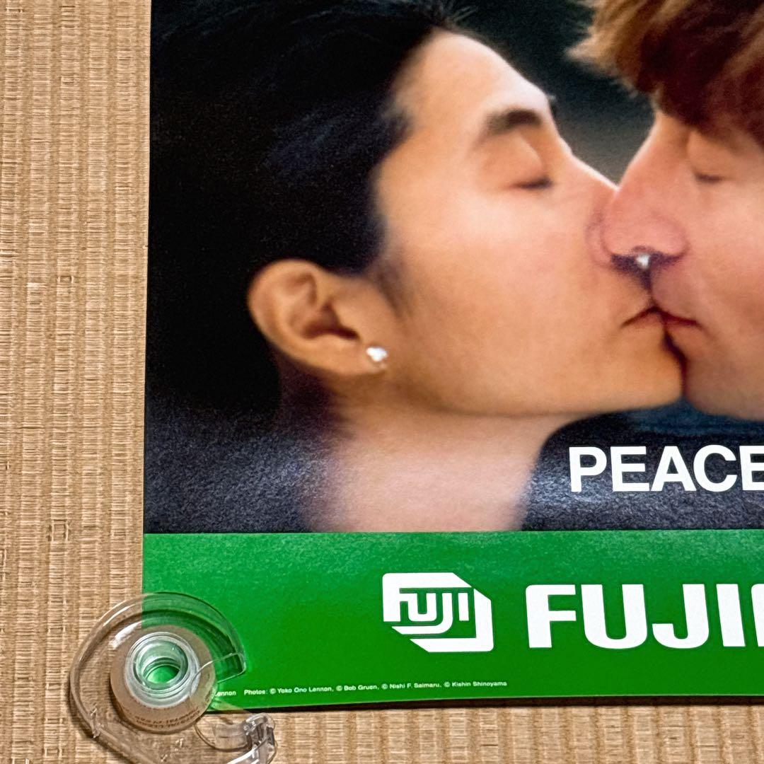 超希少　ジョンレノン＆オノヨーコ　FUJIFILM　富士フィルム 非売品ポスター
