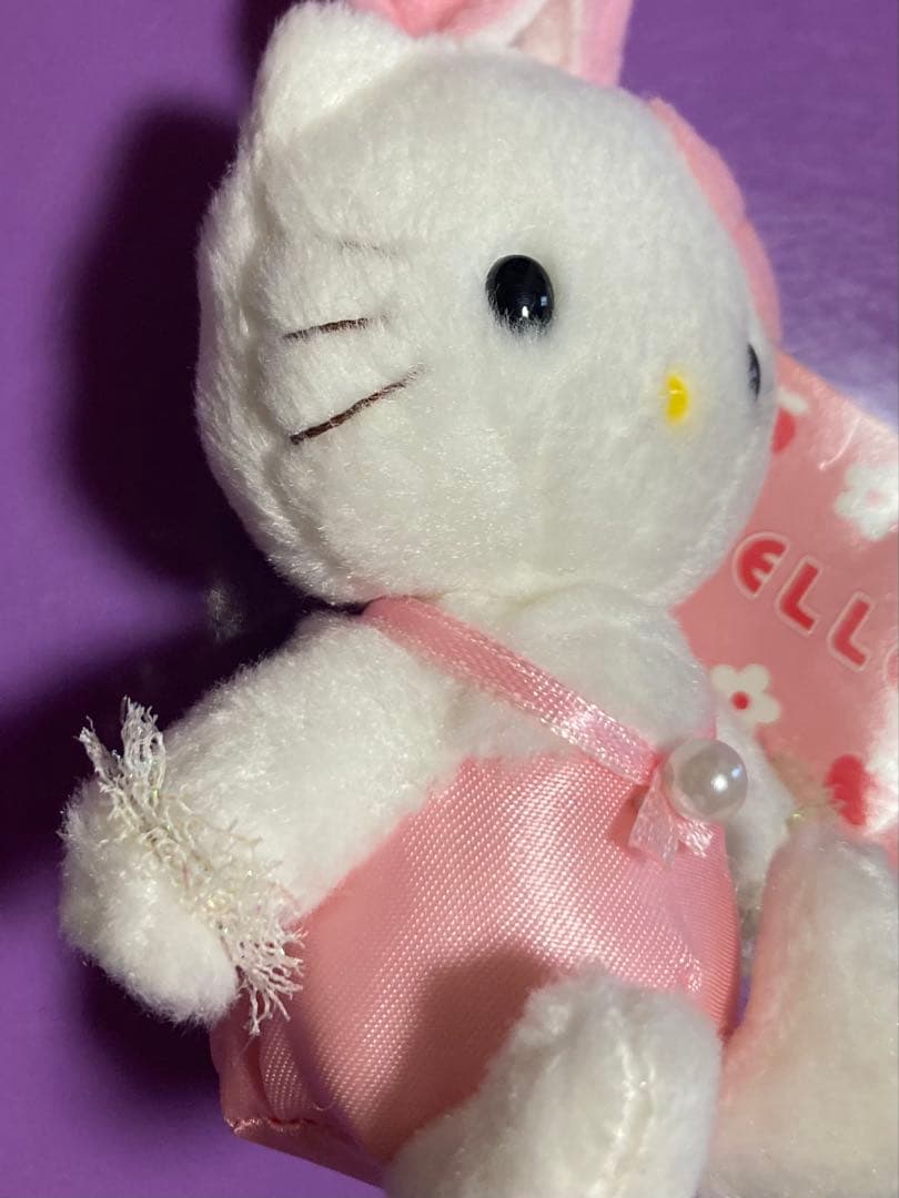 サンリオ　ハローキティ　キティ　マスコット　キーホルダー　バニー　希少品　当時物