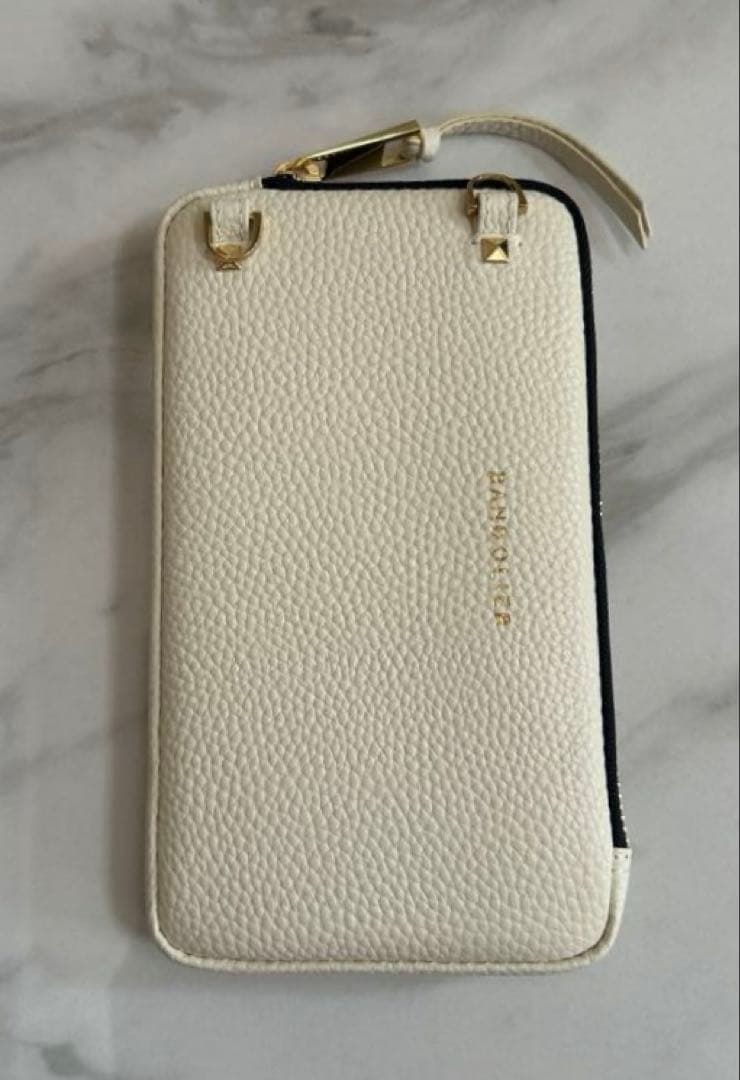 BANDOLIERバンドリヤー エキスパンデッド ホワイト ポーチ