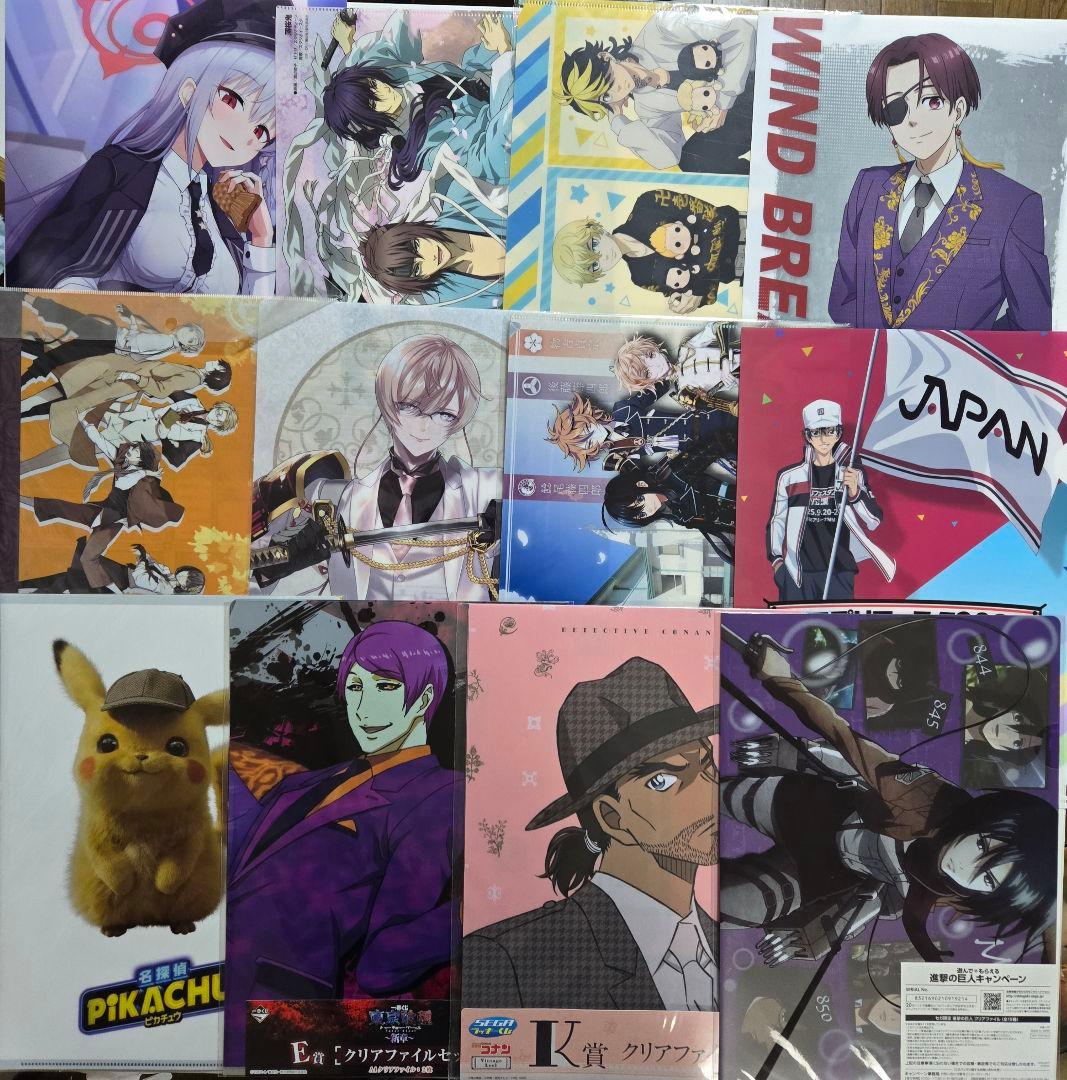 アニメグッズ キャラクターグッズ クリアファイル まとめ売り 200枚以上
