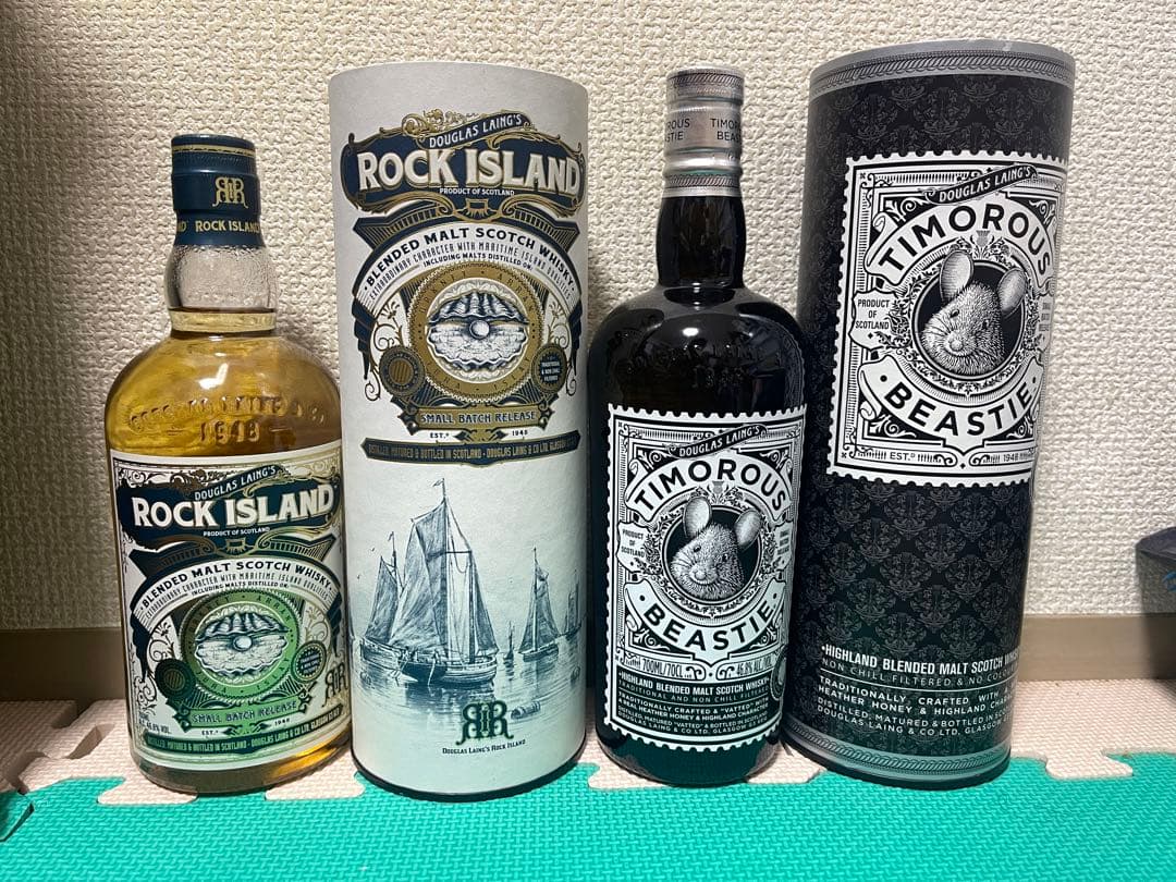 ロックアイランド ティ+モラス ビースティ ウイスキー 700ml 2箱セット