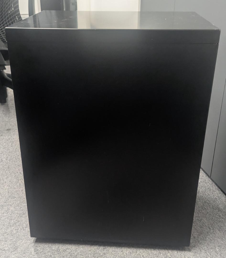 BISLEYスチールキャビネット8段BA3/8黒書類ケース