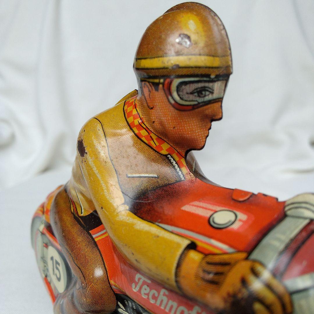 アメリカ占領下ドイツ製 ブリキ オートバイ バイク レトロ ビンテージ 古い