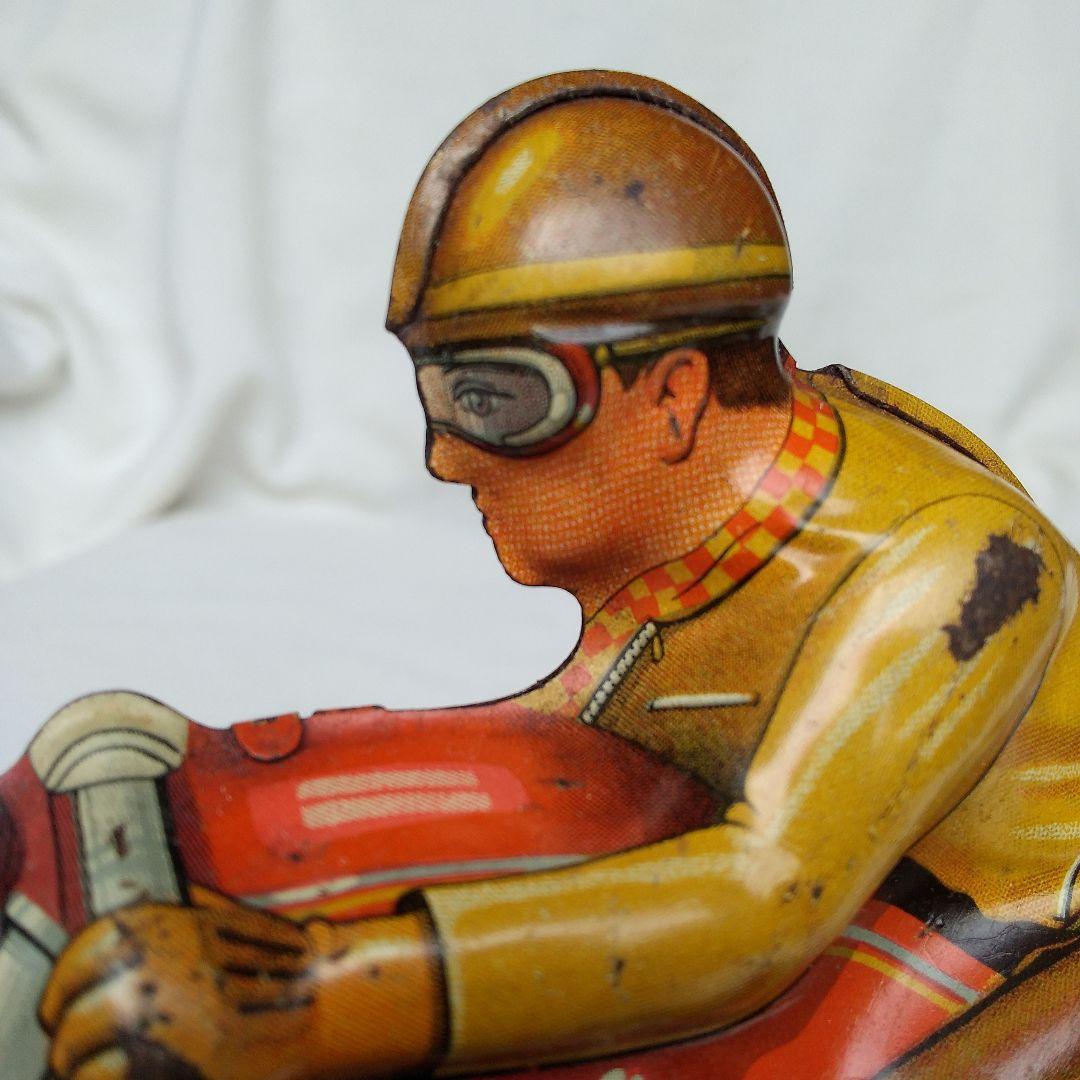 アメリカ占領下ドイツ製 ブリキ オートバイ バイク レトロ ビンテージ 古い