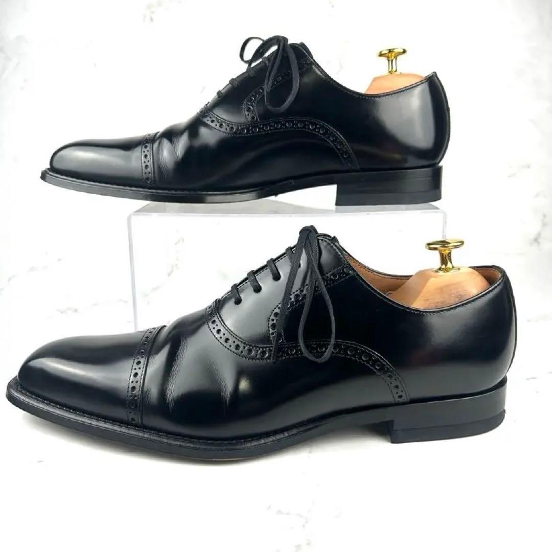 美品 リーガル ビジネスシューズ 122R ストレートチップ 26cm 黒