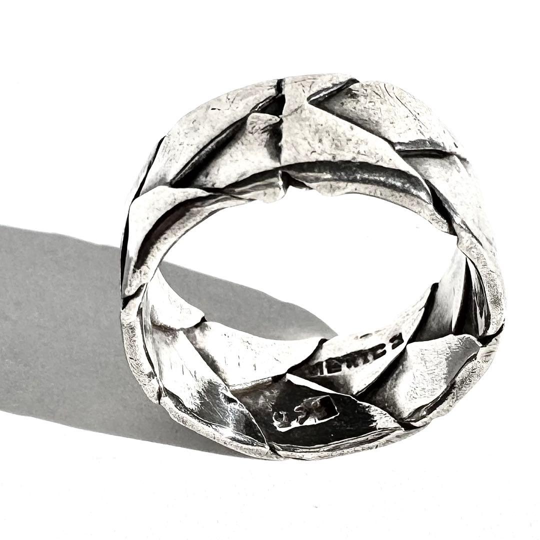 アクセサリー Mexcican Silver 925 Mesh Ring Vintage