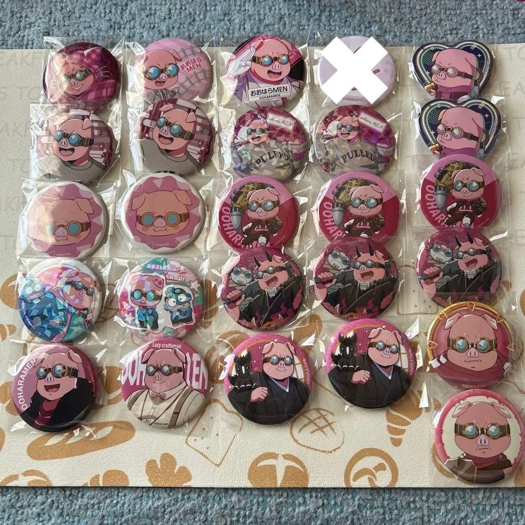 ドズル社　缶バッジ　おおはらMENまとめ売り