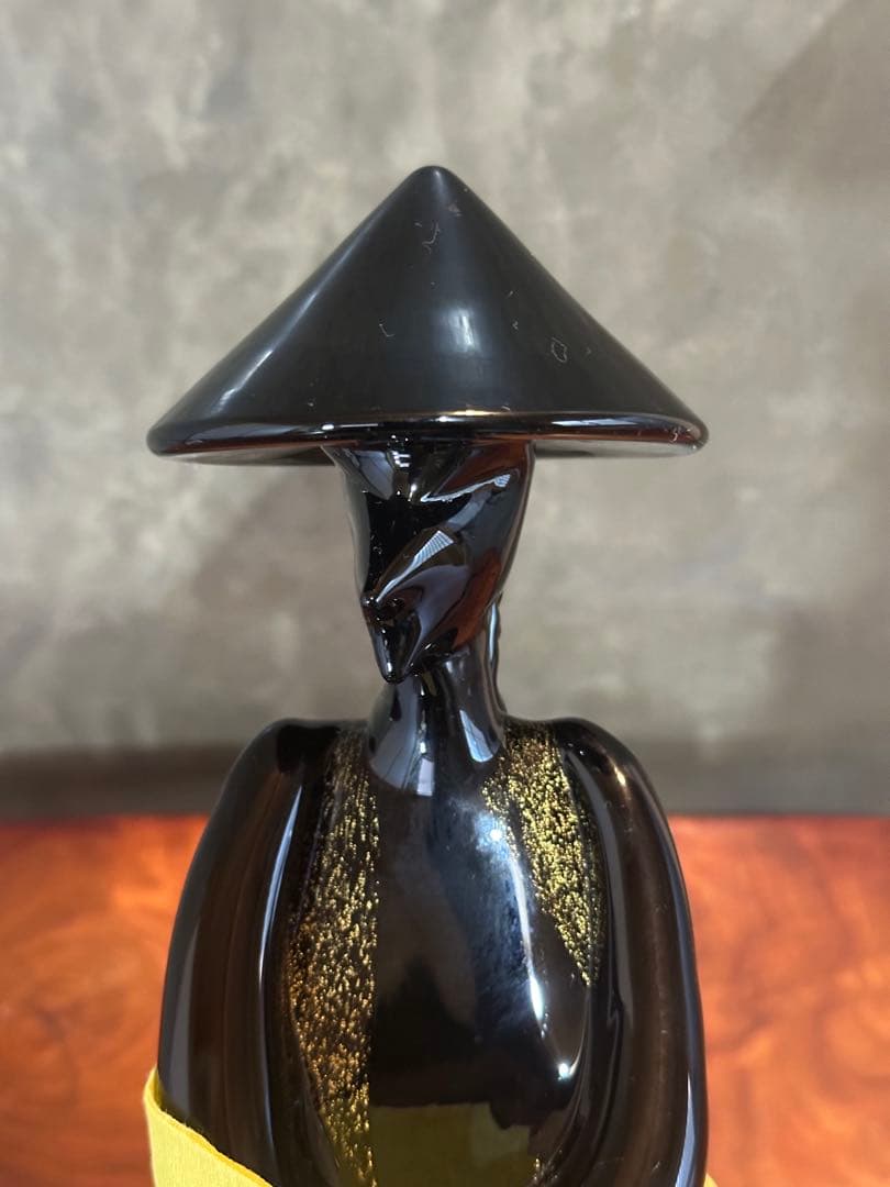 「Seguso Murano」黒いガラス製　置物