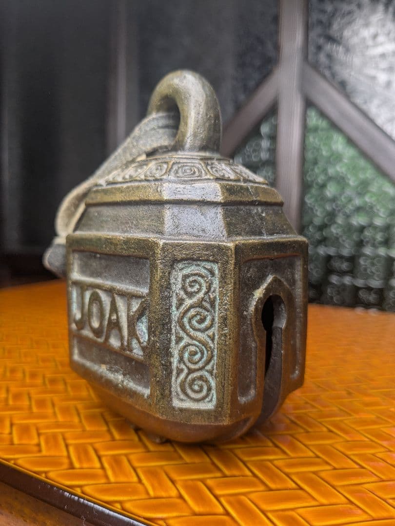 アンティーク 骨董品 オブジェ駅鈴 1925年JOAK NHKラジオ第一放送開局