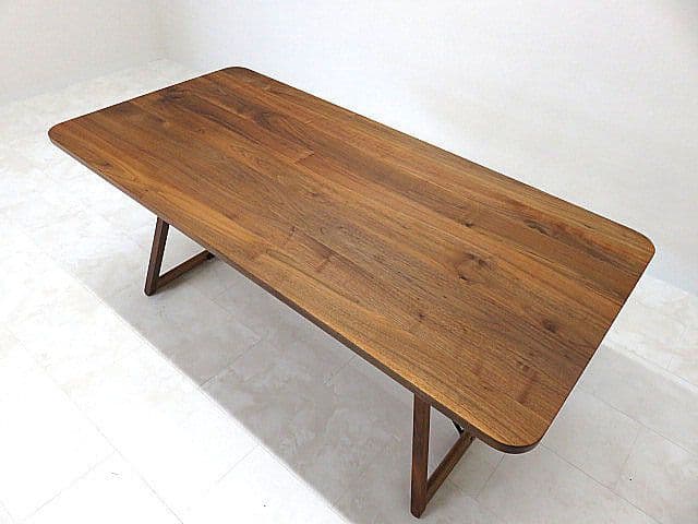 展示品　吉桂 ソース「168 Y HOPE」ウォールナット無垢ダイニングテーブル
