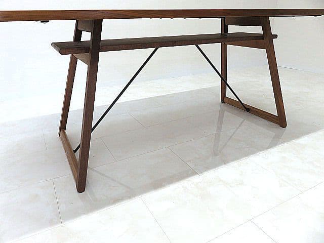 展示品　吉桂 ソース「168 Y HOPE」ウォールナット無垢ダイニングテーブル