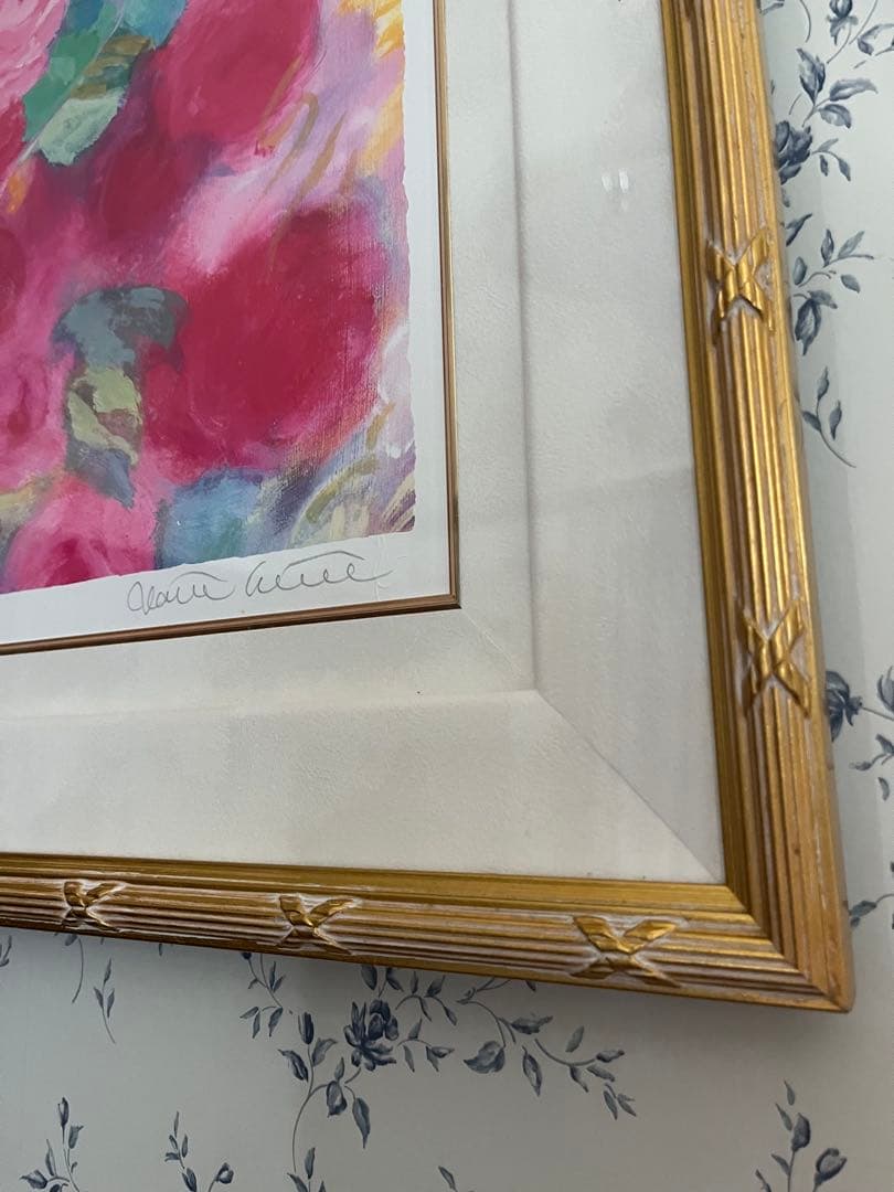 額入り版画　66×56 ジニー・キム　限定55枚　額装済　サイン、ED、証明書付