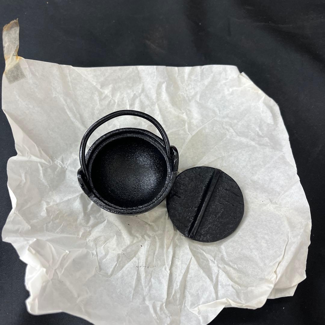 新品　未使用　囲炉裏大　南部鉄器　いろり　置物　インテリア　装飾品