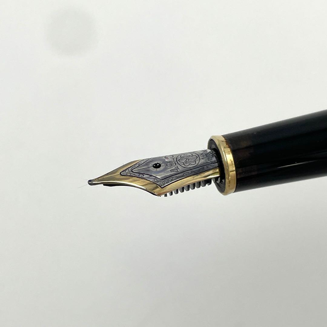 【超美品】モンブラン 万年筆 マイスターシュテュック 14K ボトルインク付属