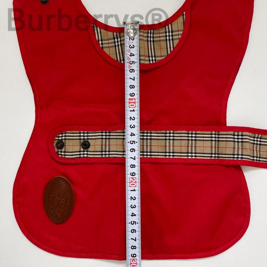Burberrys バーバリーコート 犬服 赤 12\"/30cm