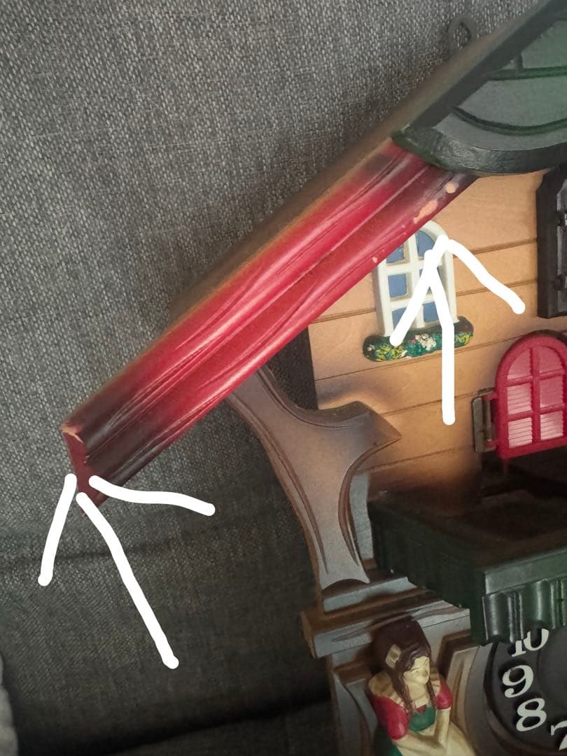 シチズンクオーツ鳩時計　アンティーク　花のワルツ