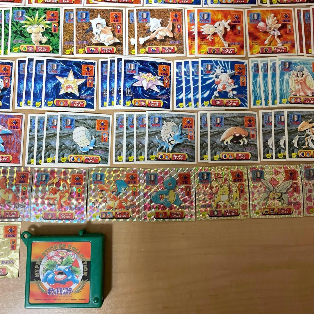 ポケモンシール烈伝改345枚 まとめ売り 専用シールケース付き