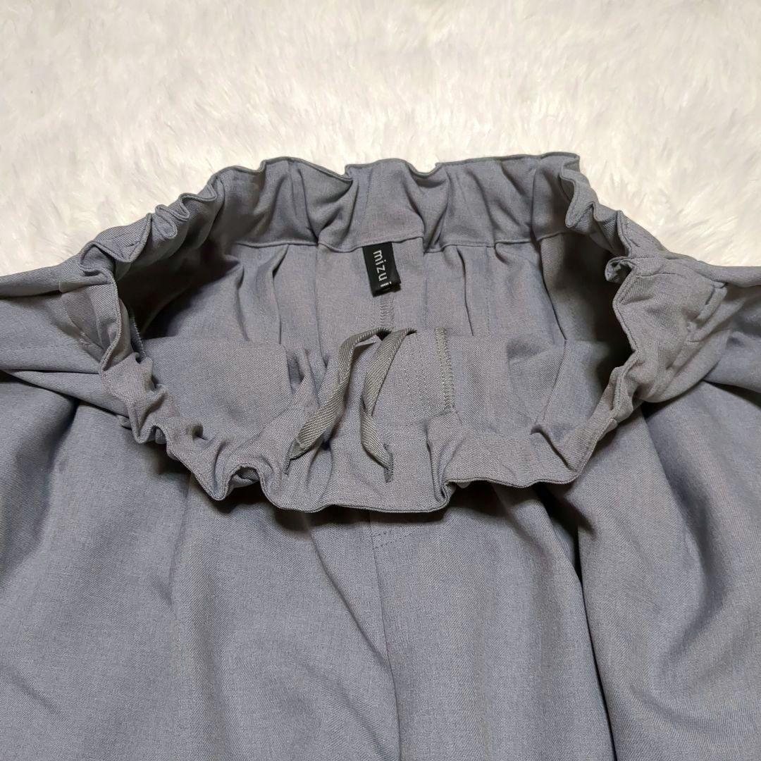 極美品✨mizuiro ind ワイドカーゴパンツ グレー 2024モデル