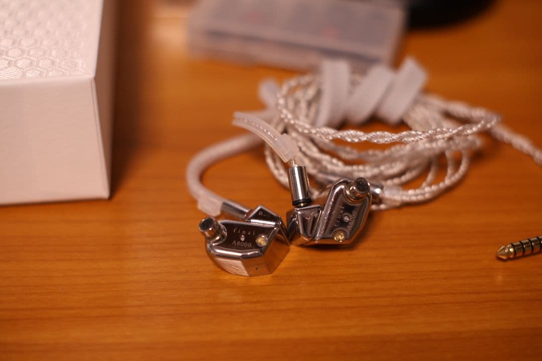 【まんまるおやま】Final A8000 リケーブル可能イヤホン