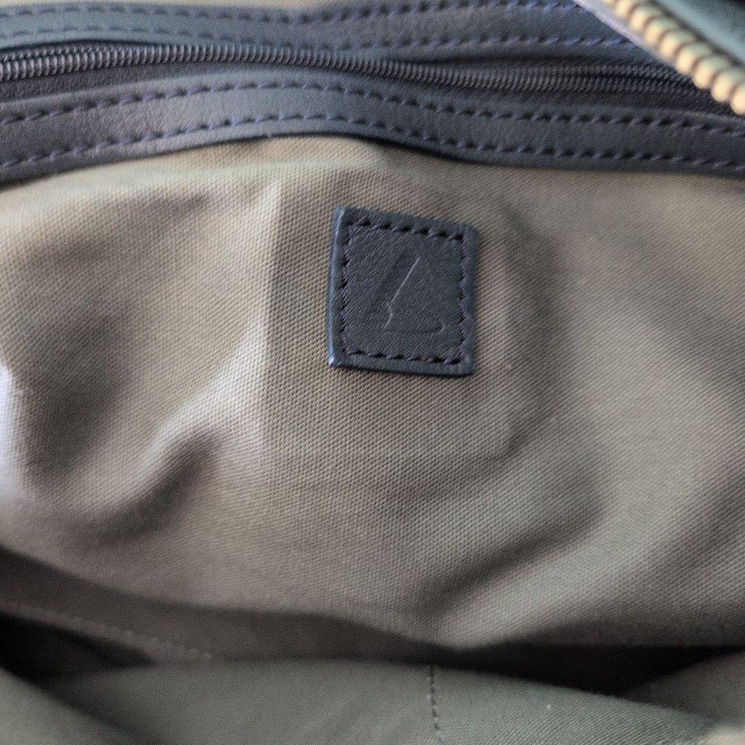 土屋鞄レザー ビジネスバッグ グレー