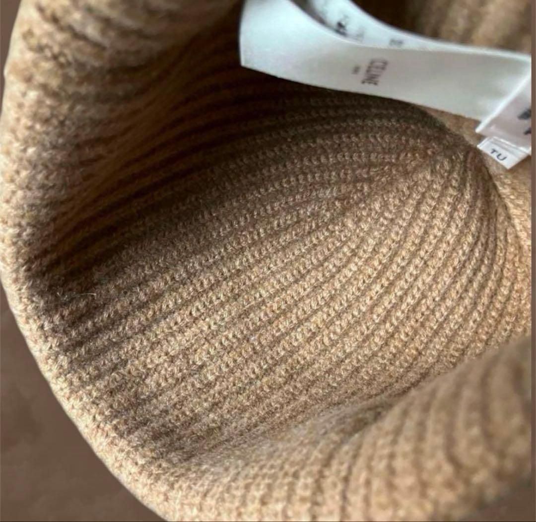 新品未使用　正規品　CELINE★セリーヌ　カシミヤ100%ニット帽