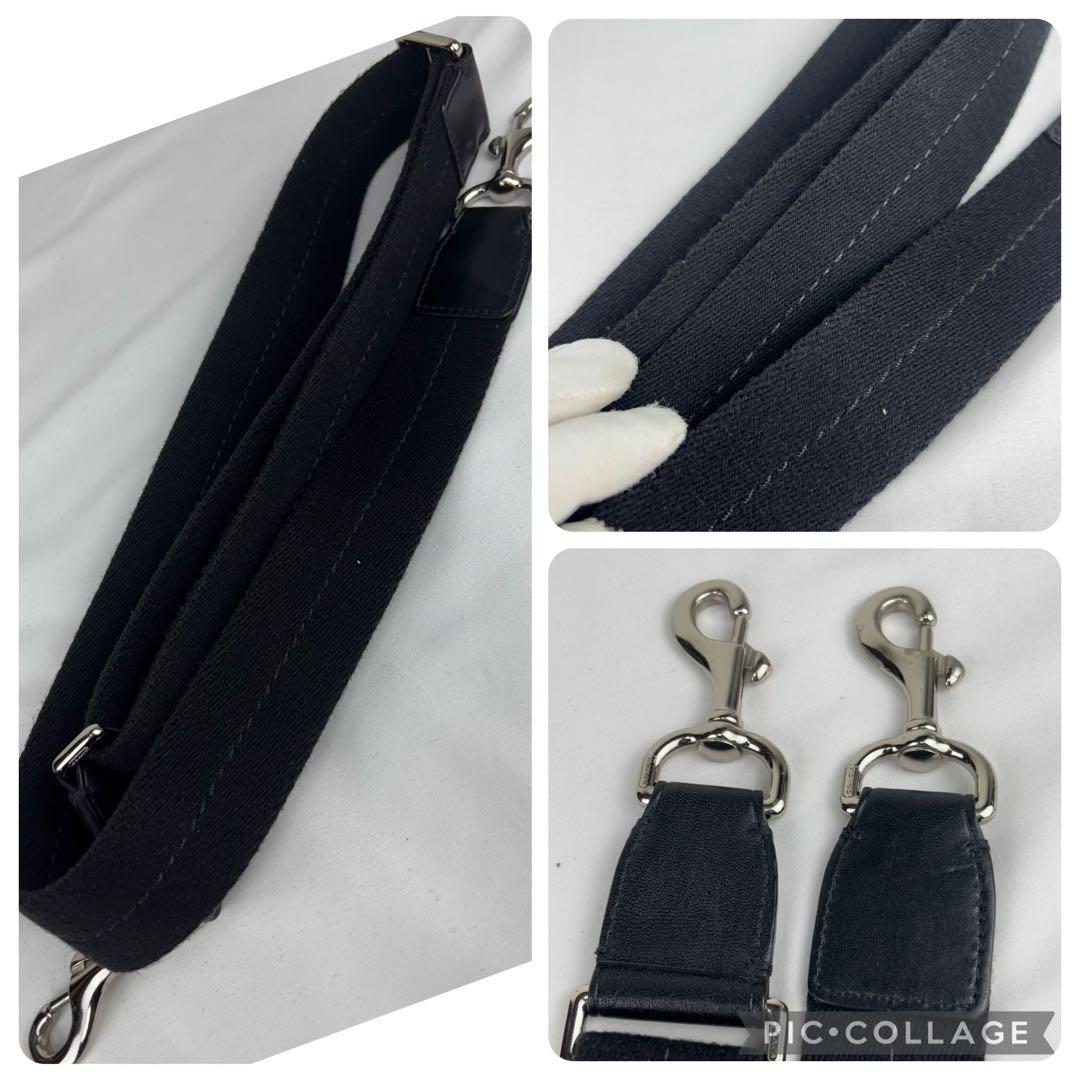 COACH コーチ F70454 レザー 2wayビジネスバッグ ブラック