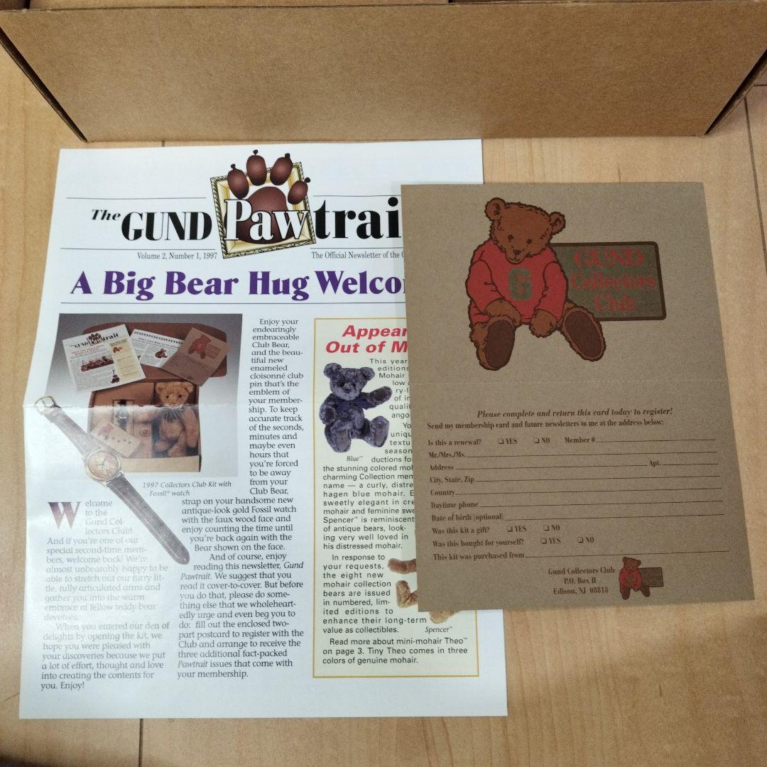 ヴィンテージ　ベア　１９９７年　会員限定　バッチ付