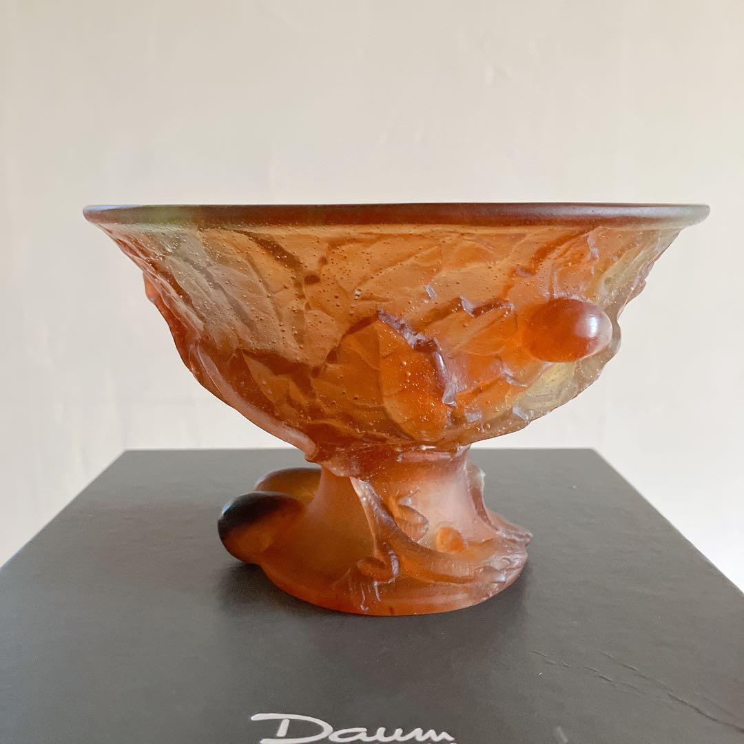 Daum FRANCE イチジク　トカゲ　足つき　ボウル　カップ　アールヌーボー