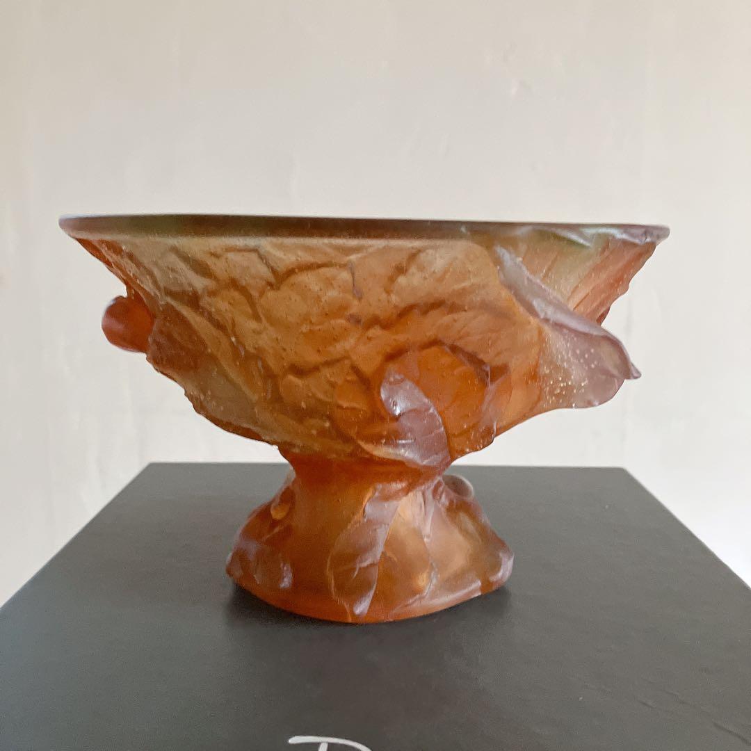 Daum FRANCE イチジク　トカゲ　足つき　ボウル　カップ　アールヌーボー