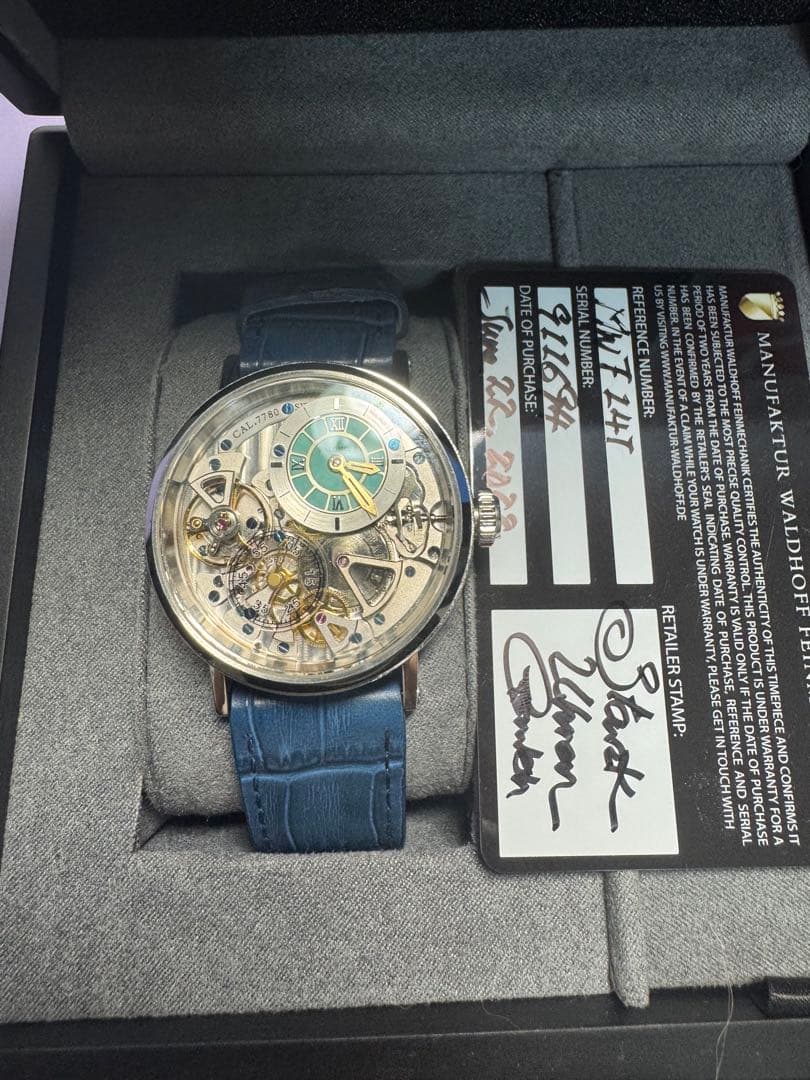 WALDHOFF（ヴァルドホフ）ドイツ製高性能トゥールビヨン　88本限定