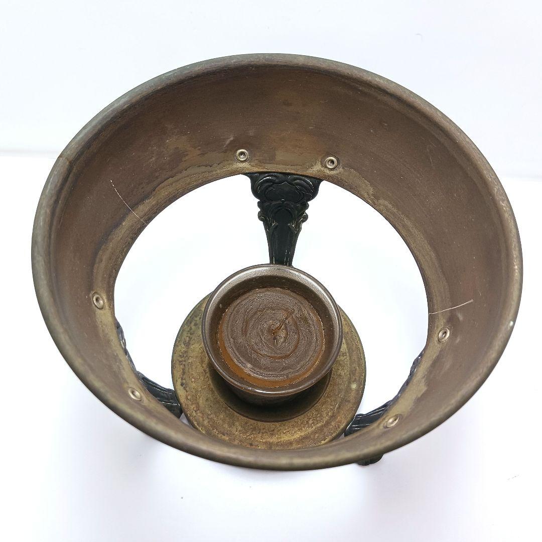 Y3122-85 時代物 フードウォーマー ウォーマーボウル 真鍮製