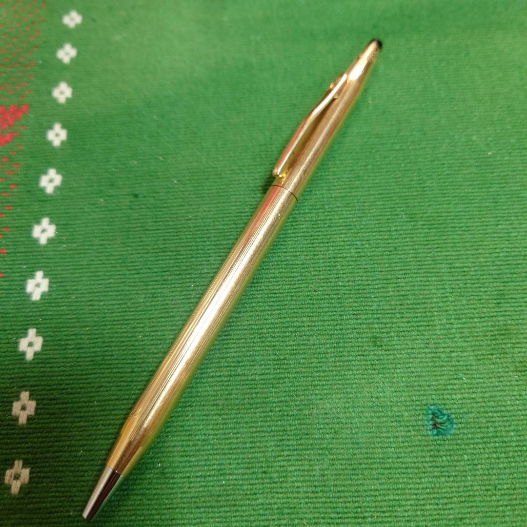 CROSS 14KT 1/20 金張　ボールペン　中古品