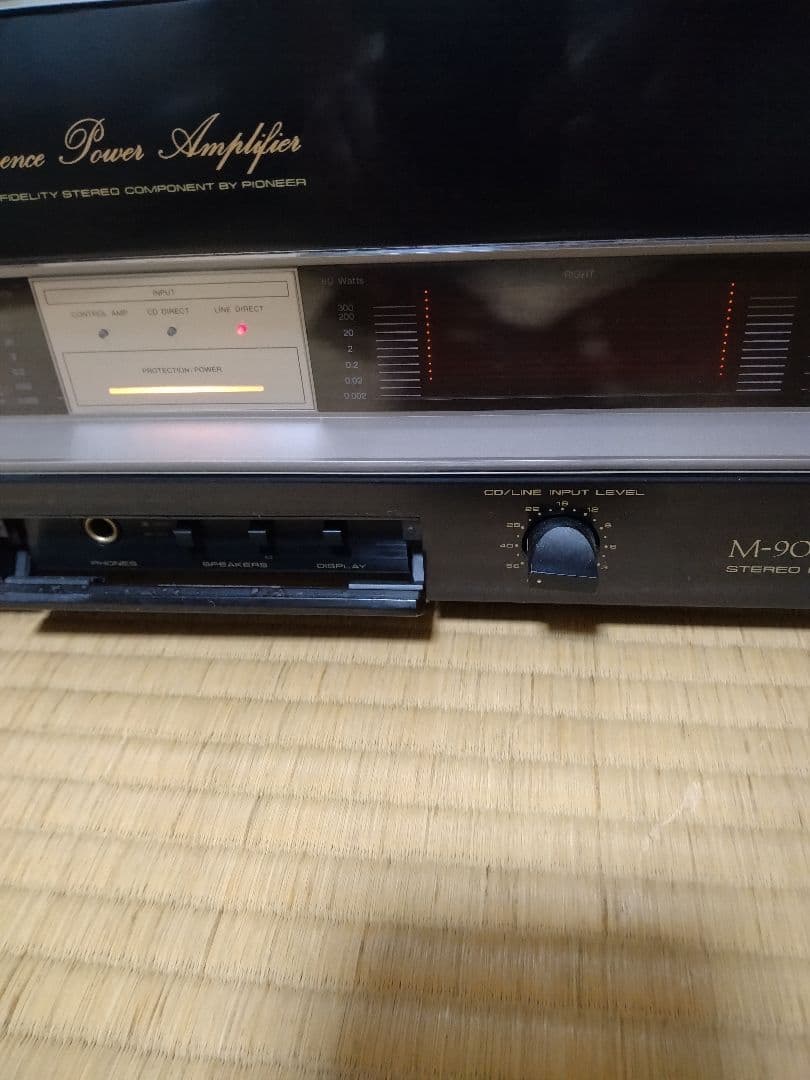 Pioneer M-90a パワーアンプ　パイオニア　M-90　プリメインアンプ