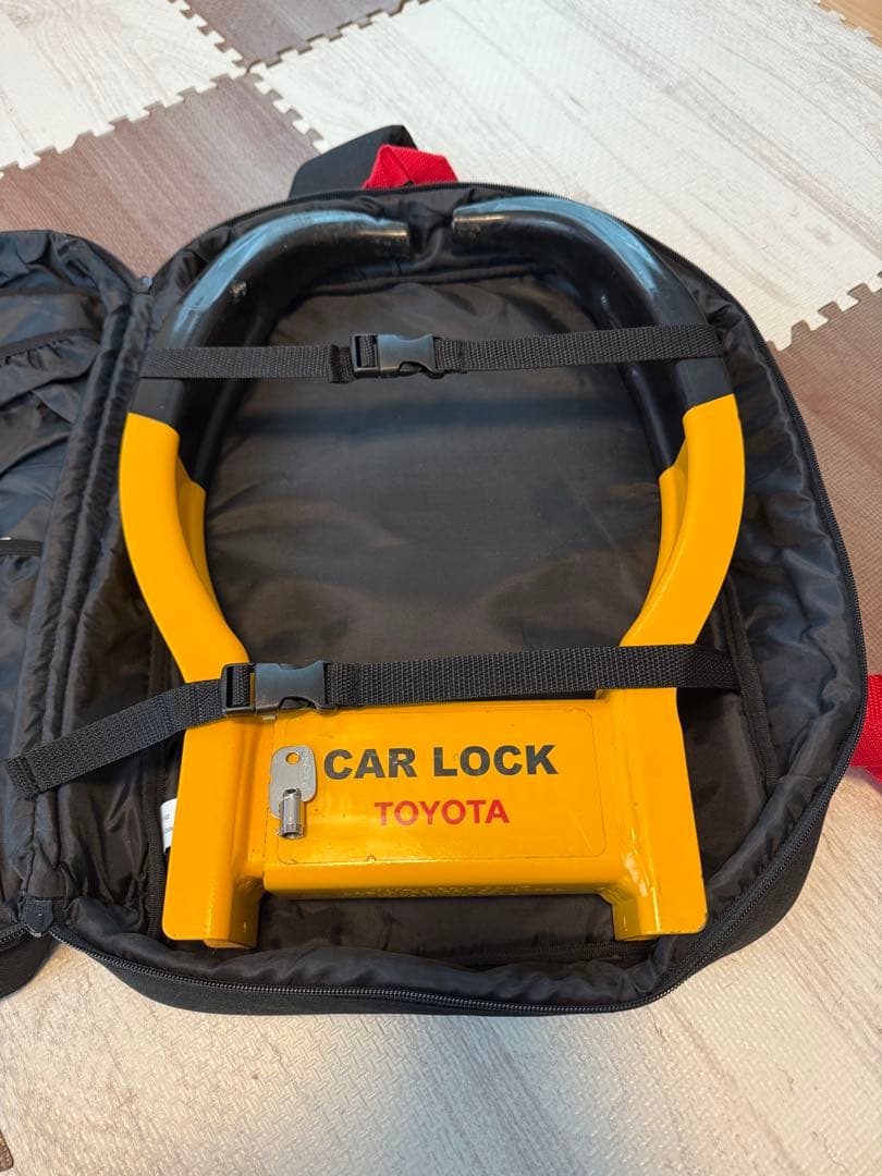 純正品　トヨタ タイヤロック　カー ロック 専用バッグ付き