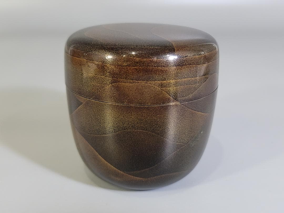 茶道具 遠山 蒔絵 棗 在銘 共箱