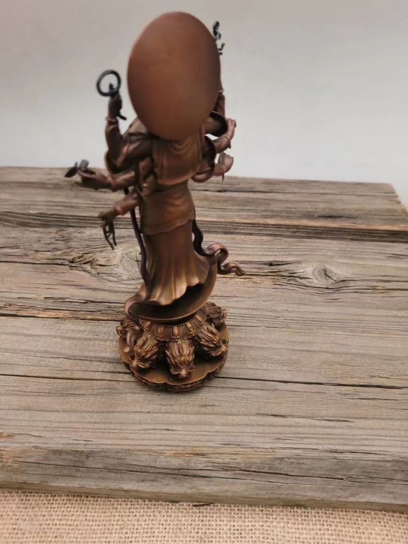 【修縁堂】精彫造像 摩利支天 ふるいにかける版 仏教法具 古美術品